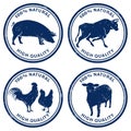 Quality meat stamps