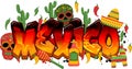 Quality Mexican Food Themed Vector Graphic Design - Mexico