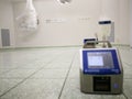 Quality Particle Counters - Clean room Testing in Operating Room Royalty Free Stock Photo
