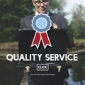 Quality Service Best Guarantee Value Concept Royalty Free Stock Photo