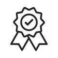 Quality vector icon. Award in modern design style for web site and mobile app