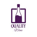 Quality wine bottle image poster