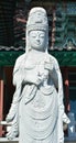 Quan yin buddha scupture Royalty Free Stock Photo