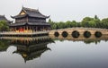 Quanfu Temple in Zhouzhuang China Royalty Free Stock Photo