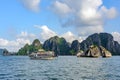 Cruise ships on Ha Long bay.