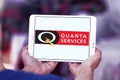 Quanta Services company logo Royalty Free Stock Photo