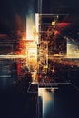 Quantum blocks forming digital structure