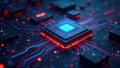 Quantum computer core interconnected nodes data streams network security computer quantum computing