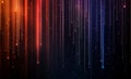 A quantum computer. Global network technology. Blockchain. The digital world of the future. Background illustration in