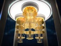 Quantum computer machine in shield capsule