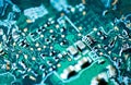 Quantum Computer Micro Curcuit Board Components Abstract Art Royalty Free Stock Photo