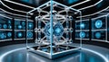 Quantum Computing Artificial Intelligence Machine Learning Large Language Model Technology Innovation AI Generated Royalty Free Stock Photo
