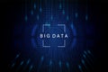 Quantum computing background. Technology for big data, visualization, artificial intelligence and deep learning. Design template