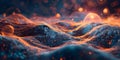 Quantum Computing Visualization: Exploding Spheres and Flowing Waves. Concept Visualizations,