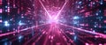 Quantum Data Streams: The Symphony of Machine Learning. Concept Data Analytics, Machine Learning, Royalty Free Stock Photo