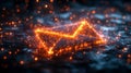 Quantum encryption symbolizing secure communication through qubits and superposition in a digital environment