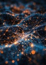 Solar sails in deep space, abstract geometric patterns ,Generative AI