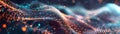 Solar sails in deep space, abstract geometric patterns ,Generative AI