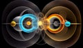 Quantum Fluctuation Closeup: A Complex Technical Diagram