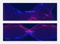 Quantum innovation computer. Digital technology.