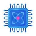 Quantum Processor Microchip Digital Technology