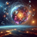 Quantum Space space containing the fundamental building bloks