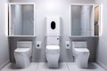 quantum superposition quarters a toilet room that appears to exi