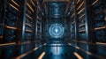 Quantum Supremacy the Dawn of supercomputing in the crystalcore Era. Royalty Free Stock Photo