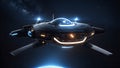 quantum voyage: advanced ai-powered interstellar craft. ai generated