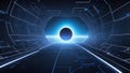 QuantumQuotient Chronicles: DataEclipse\'s Tomorrow Expedition. AI generate