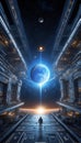 QuantumQuotient Expedition: Journey into Tomorrow\'s DataEclipse. AI generate