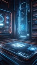 QuantumQuotient Nexus: Hyperreal Connections in Tomorrow\'s Digital Canvas. AI generate