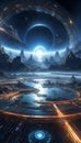 QuantumQuotient\'s Tomorrow Vision: DataEclipse Unveiled Journey. AI generate
