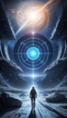 QuantumQuotient\'s Visionary Quest: DataEclipse Tomorrow. AI generate