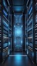 QuantumQuotient\'s Visionary Vault: A 3D Revelation of Data\'s Future. AI generate
