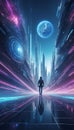 QuantumQuotient Unleashed: Navigating Data\'s Tomorrow. AI generate