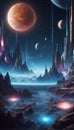 QuantumQuotient Vision: DataEclipse Odyssey Adventure. AI generate