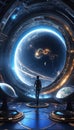 QuantumQuotient Visionaries: Charting Tomorrow\'s DataEclipse. AI generate