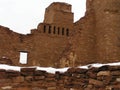 Quarai Mission Ruinen in Salinas Pueblo Missions National Monument Royalty Free Stock Photo