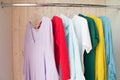 Quarantine home clothes. free time to tear clothes Royalty Free Stock Photo