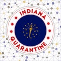 Quarantine in Indiana sign.