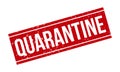 Quarantine Rubber Stamp. Red Quarantine Rubber Grunge Stamp Seal Vector Illustration - Vector