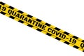 Quarantine and and social distancing concept. Stay home. COVID-19 coronavirus. Template for background, banner, poster Royalty Free Stock Photo