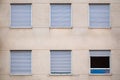 Quarantined homes in different moods, front view