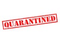 QUARANTINED Royalty Free Stock Photo