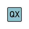 quark icon. Can be used for web, logo, mobile app, UI, UX on white background