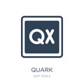 quark icon in trendy design style. quark icon isolated on white background. quark vector icon simple and modern flat symbol for