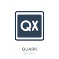 quark icon in trendy design style. quark icon isolated on white background. quark vector icon simple and modern flat symbol for