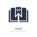 quark icon on white background. Simple element illustration from Edit tools concept