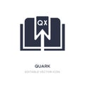 quark icon on white background. Simple element illustration from Edit tools concept